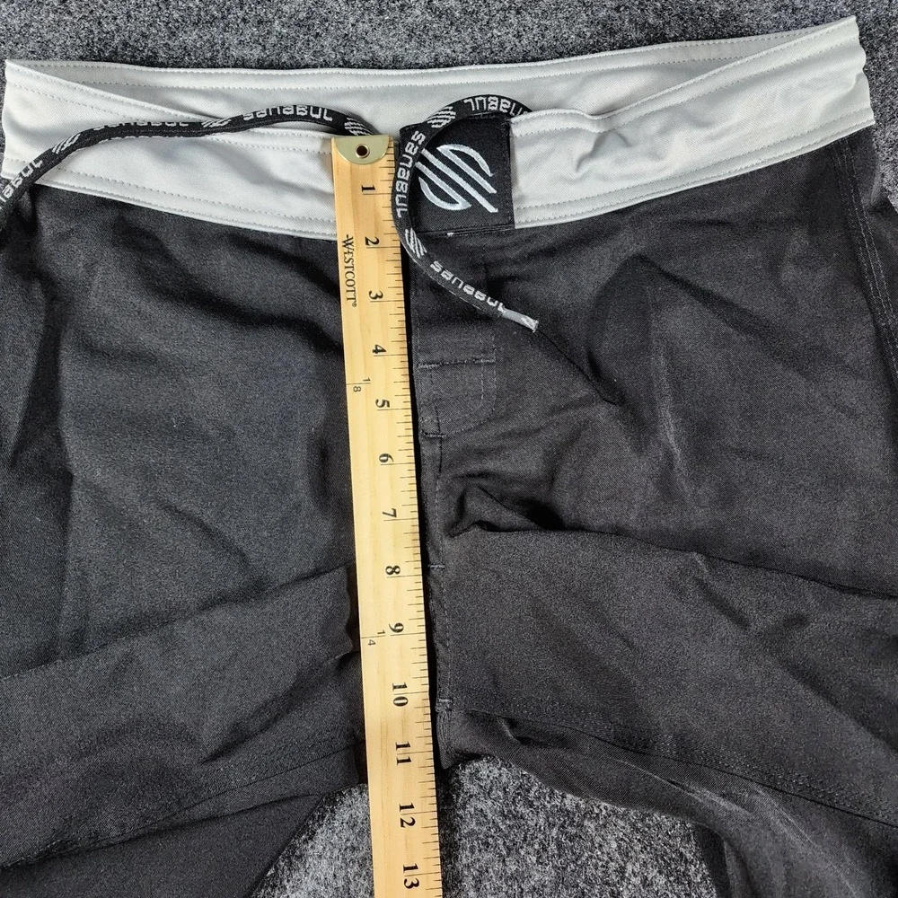 Lot Of 2 Sanabul UFC Jiu Jitsu MMA Fight Training Shorts Black Red Black Grey 30